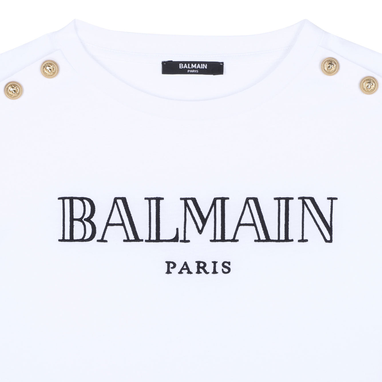 BALMAIN KIDS Mini Cotton T-Shirt for Girls