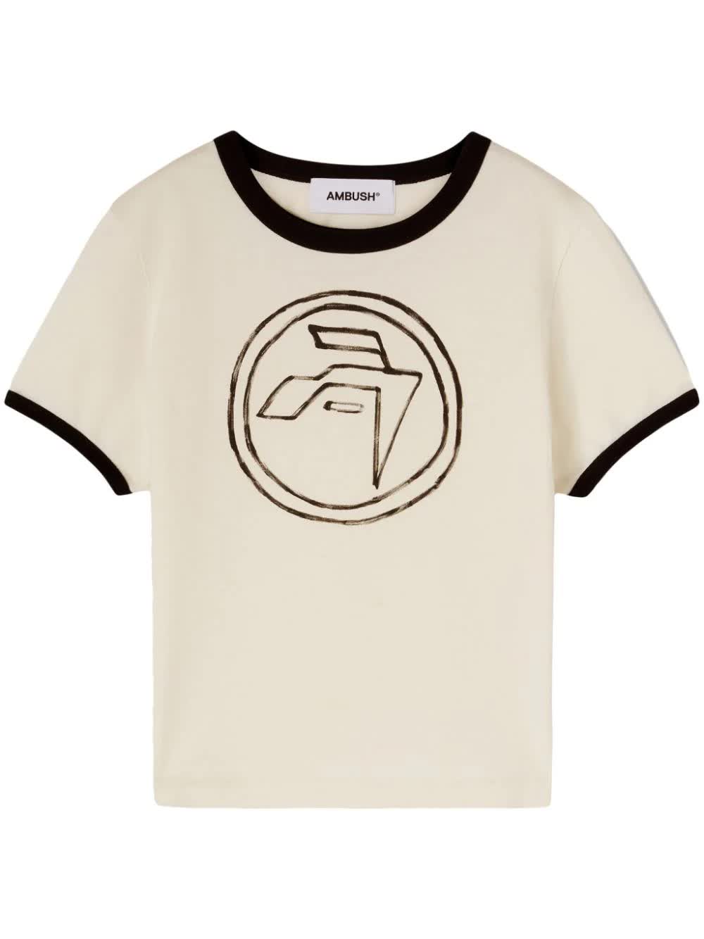 AMBUSH Mini Hand Drawn Emblem Baby Tee