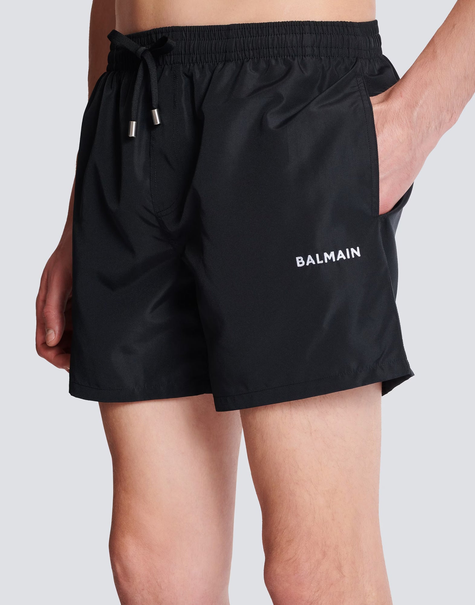 BALMAIN Logo Swim Shorts for Men - SS25 Collection