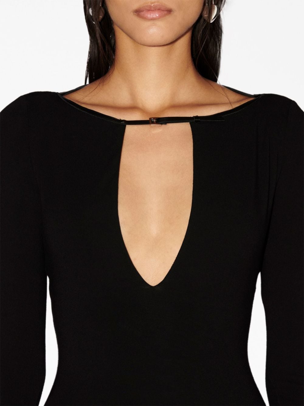 AMBUSH Women's Deep V-Neck Mini Dress