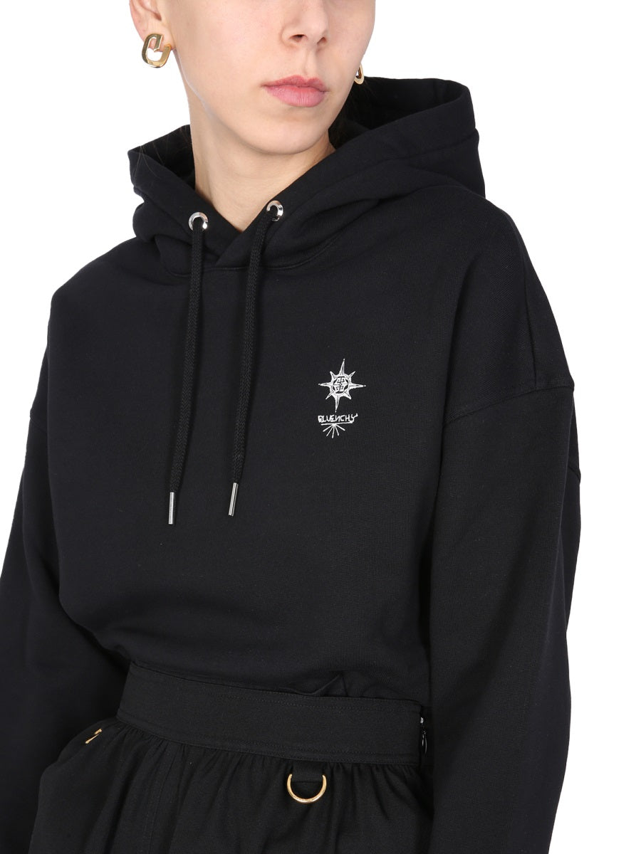 GIVENCHY Women’s Oversize Fit Hoodie Sweatshirt