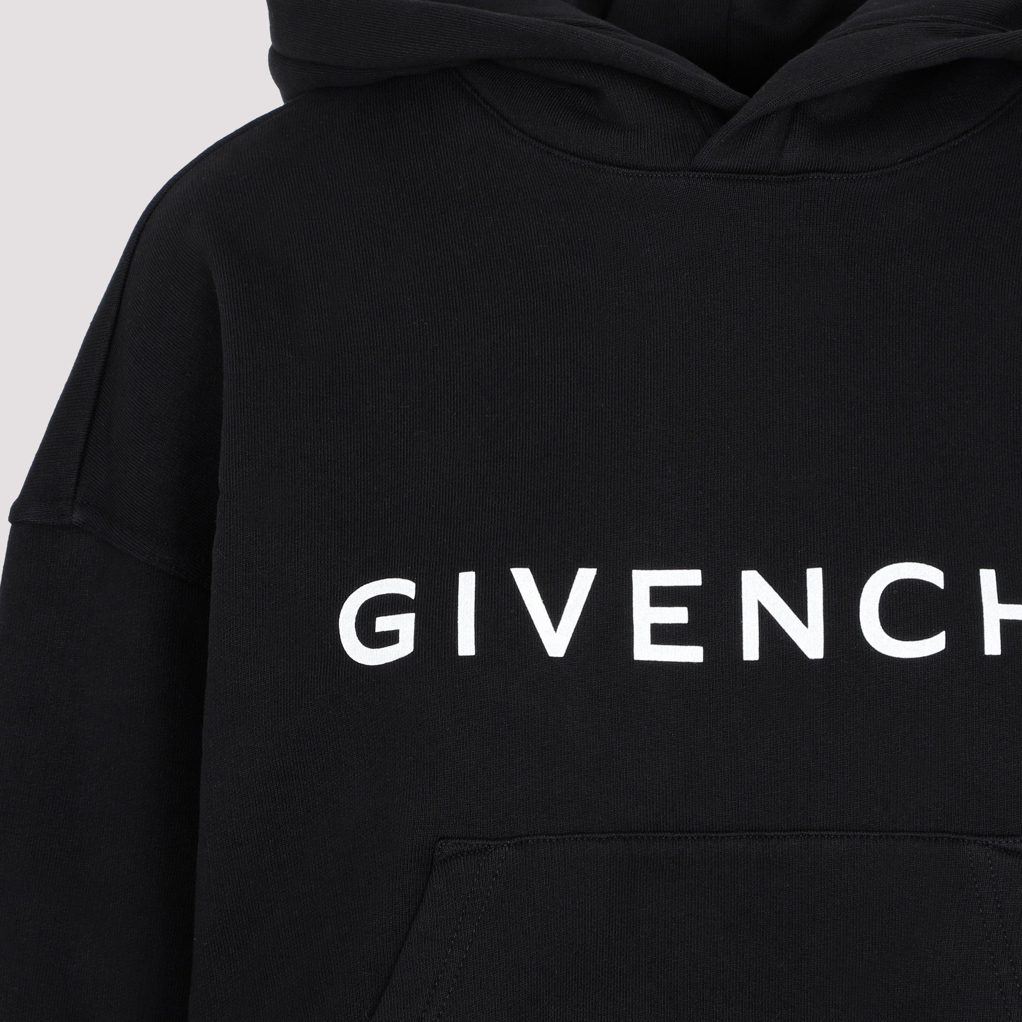 GIVENCHY Mini Archetype Short Sweatshirt with Logo