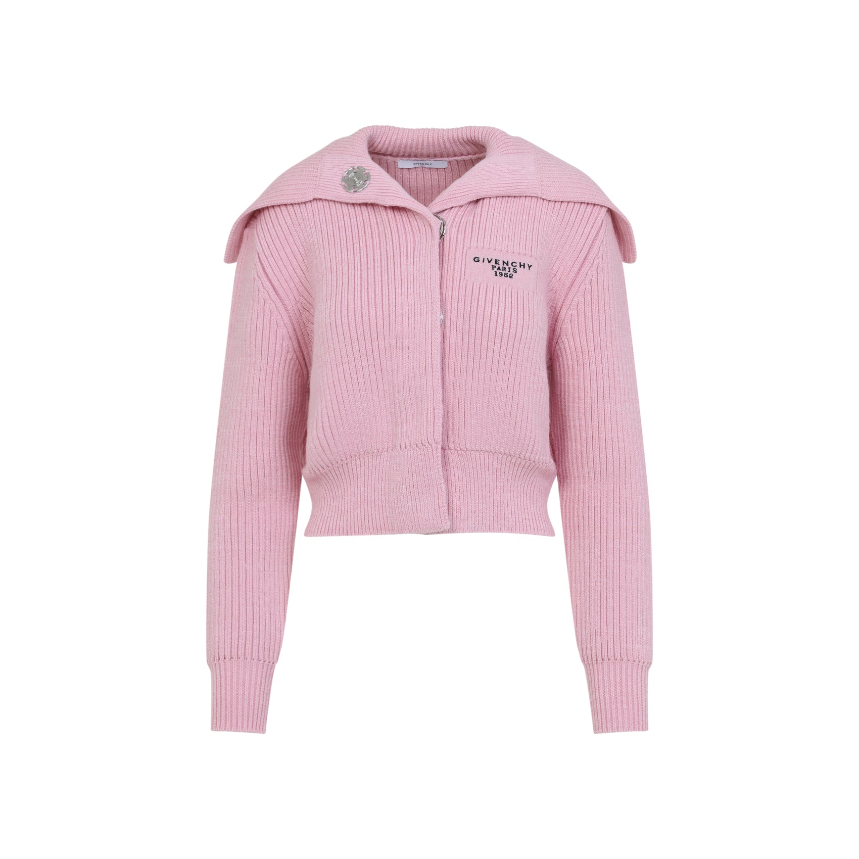 GIVENCHY Oversized Cardigan with Big Collar