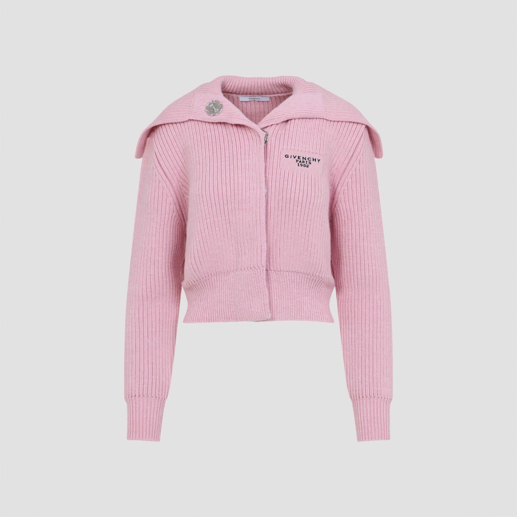 GIVENCHY Oversized Cardigan with Big Collar