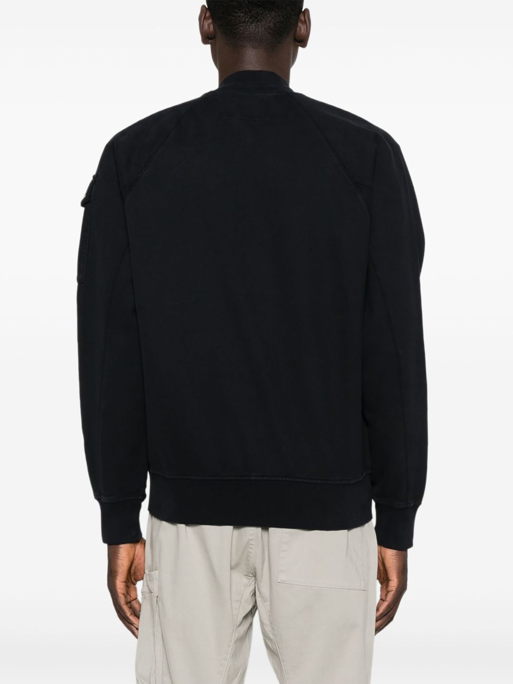 C.P. COMPANY Stylish Zip-Up Sweatshirt with Unique Lens Detail