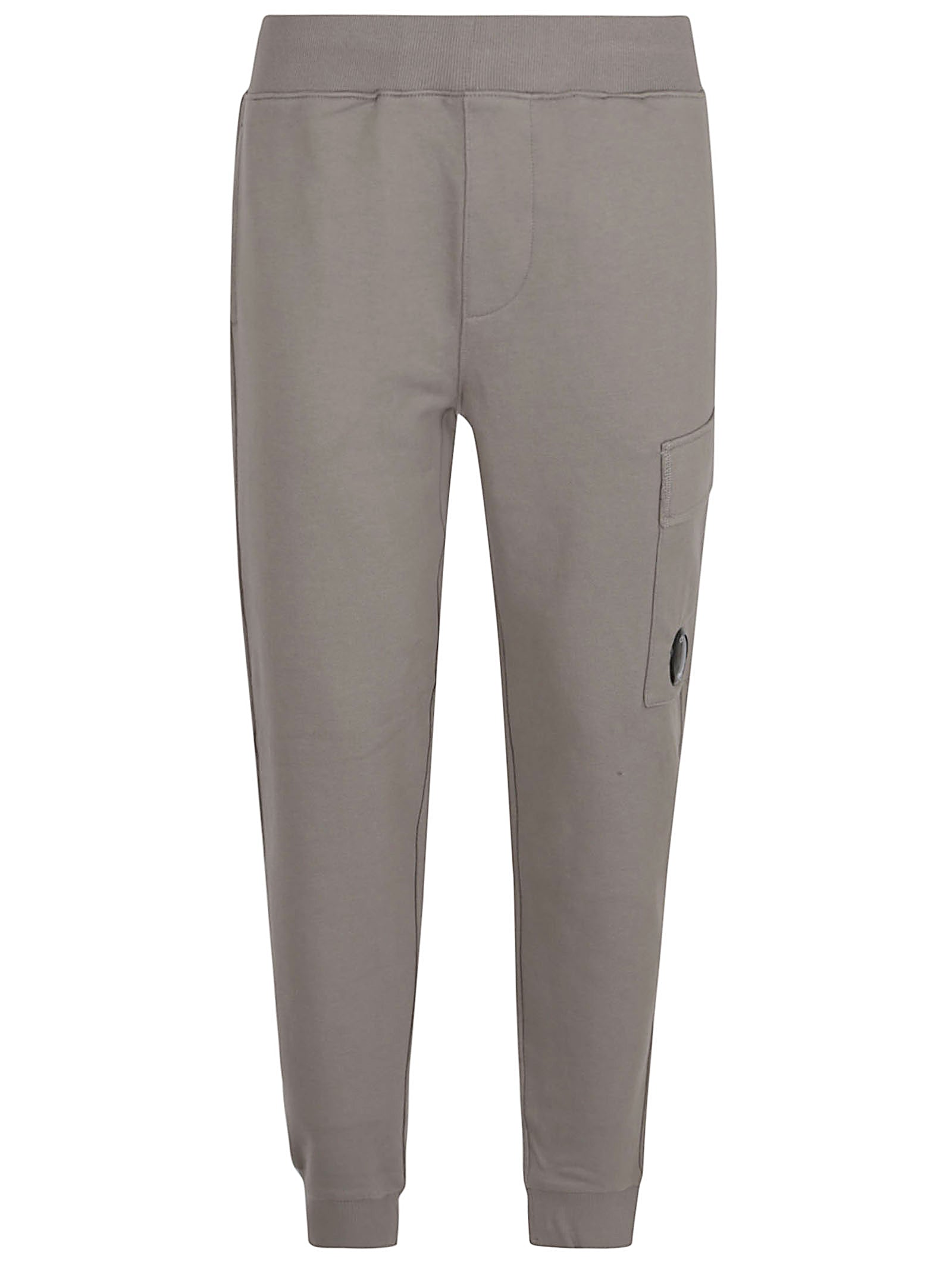 C.P. COMPANY Men's Regular Fit Fleece Trousers with Cargo Pocket