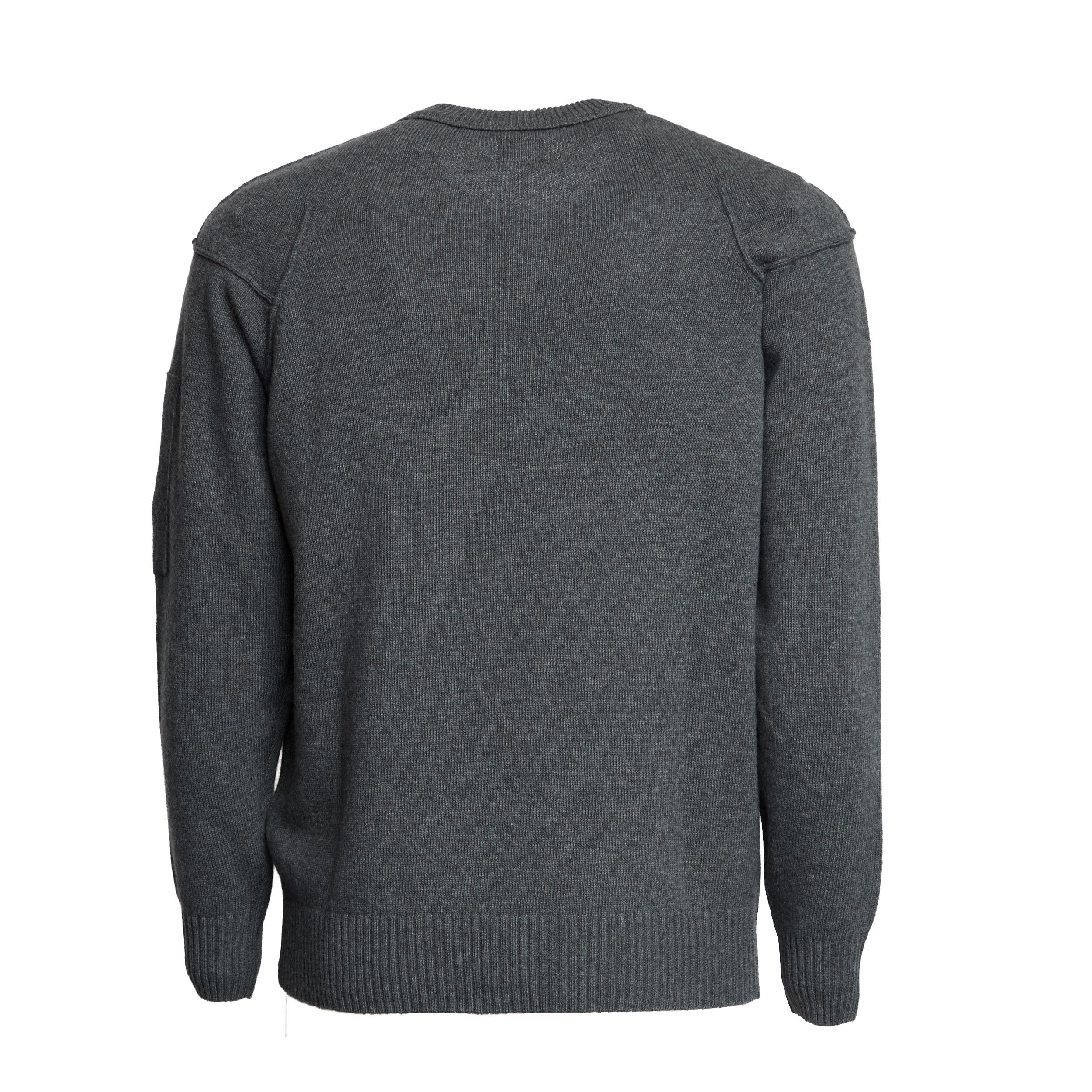C.P. COMPANY Crew Neck Sweater in Soft Lambswool - Regular Fit