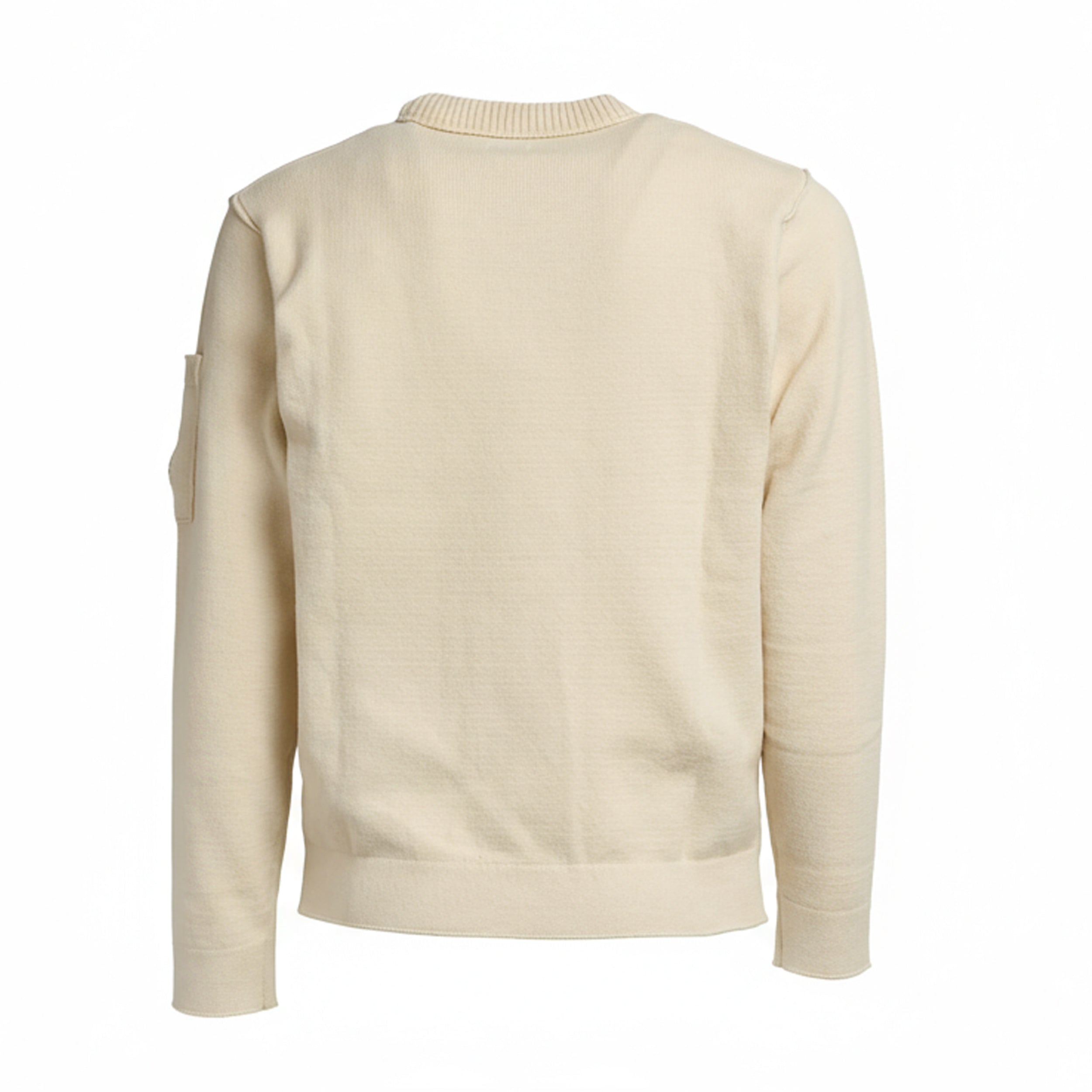 C.P. COMPANY Crew Neck Soft Cotton Stretch Knit Sweater