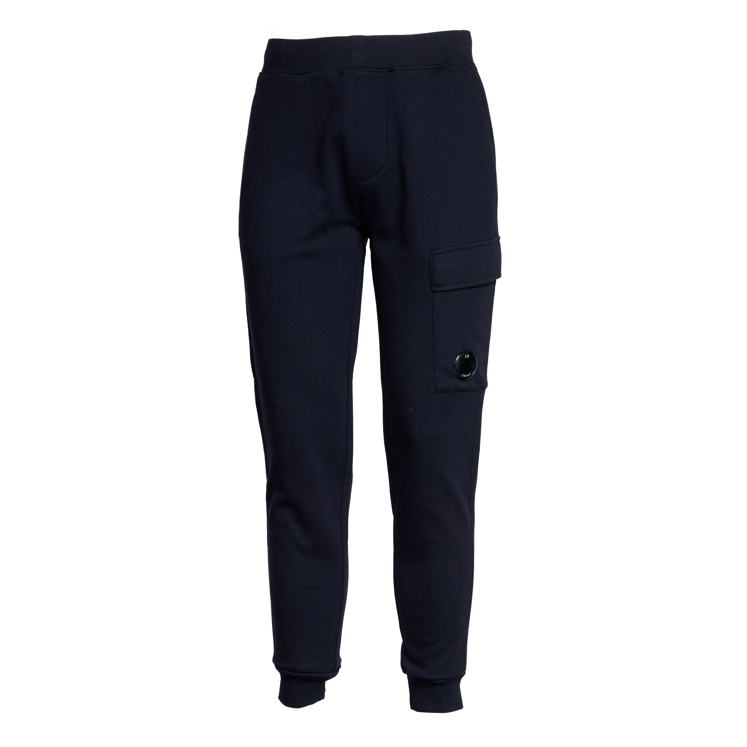 C.P. COMPANY Diagonal Raised Fleece Cargo Sweatpants - Perfect for Fall Winter 25/26