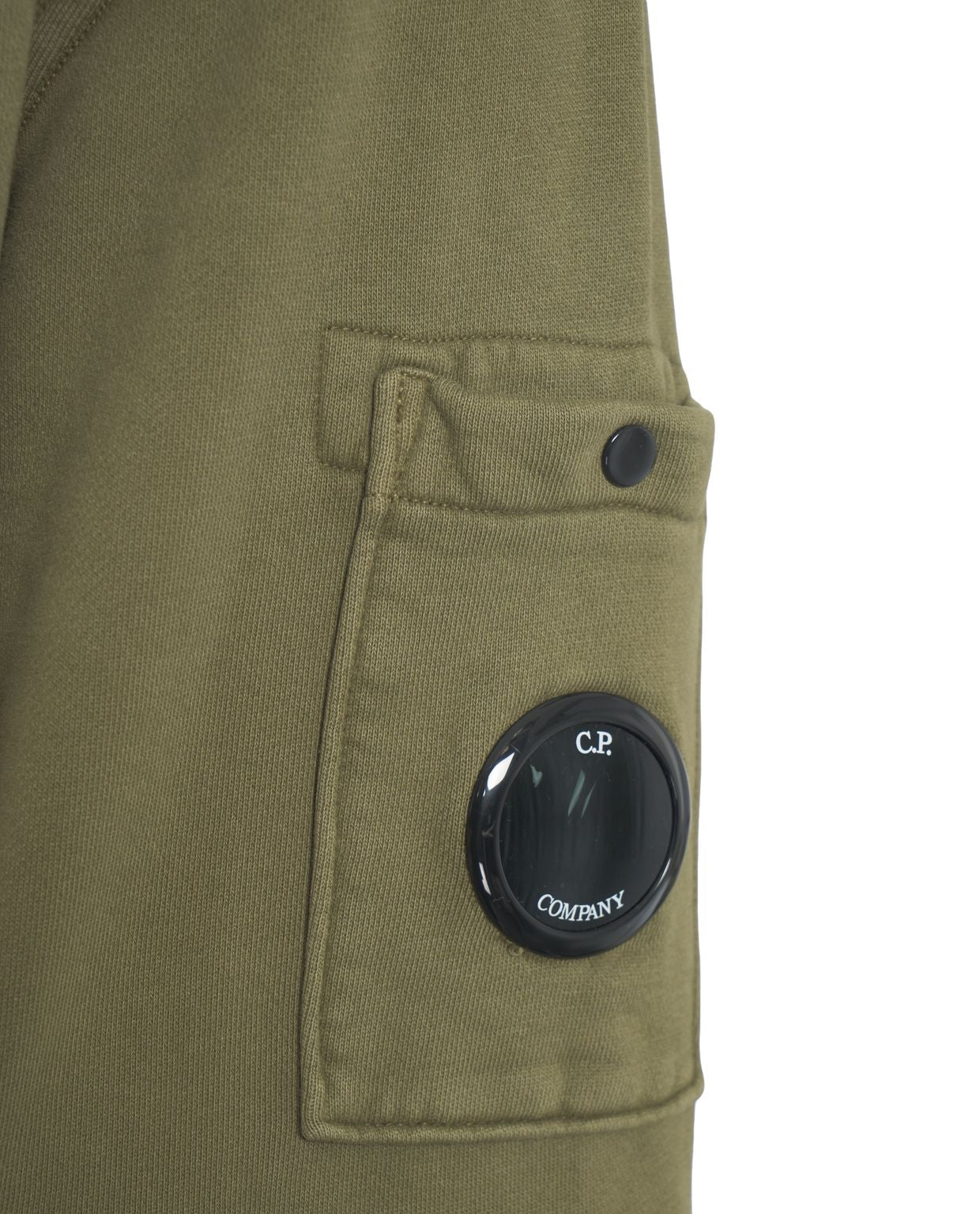 C.P. COMPANY Men's Classic Sweatshirt with Signature Logo Detail