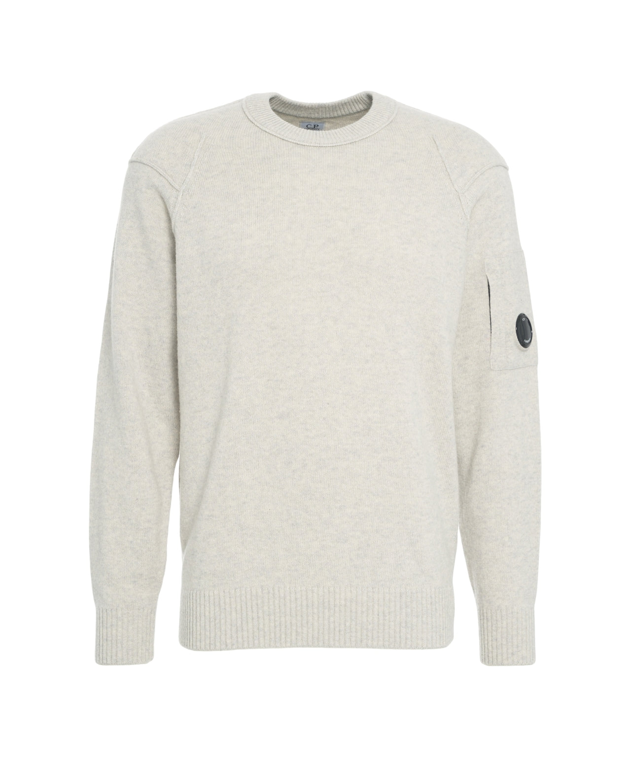 C.P. COMPANY Men's Classic Pullover with Logo Detail