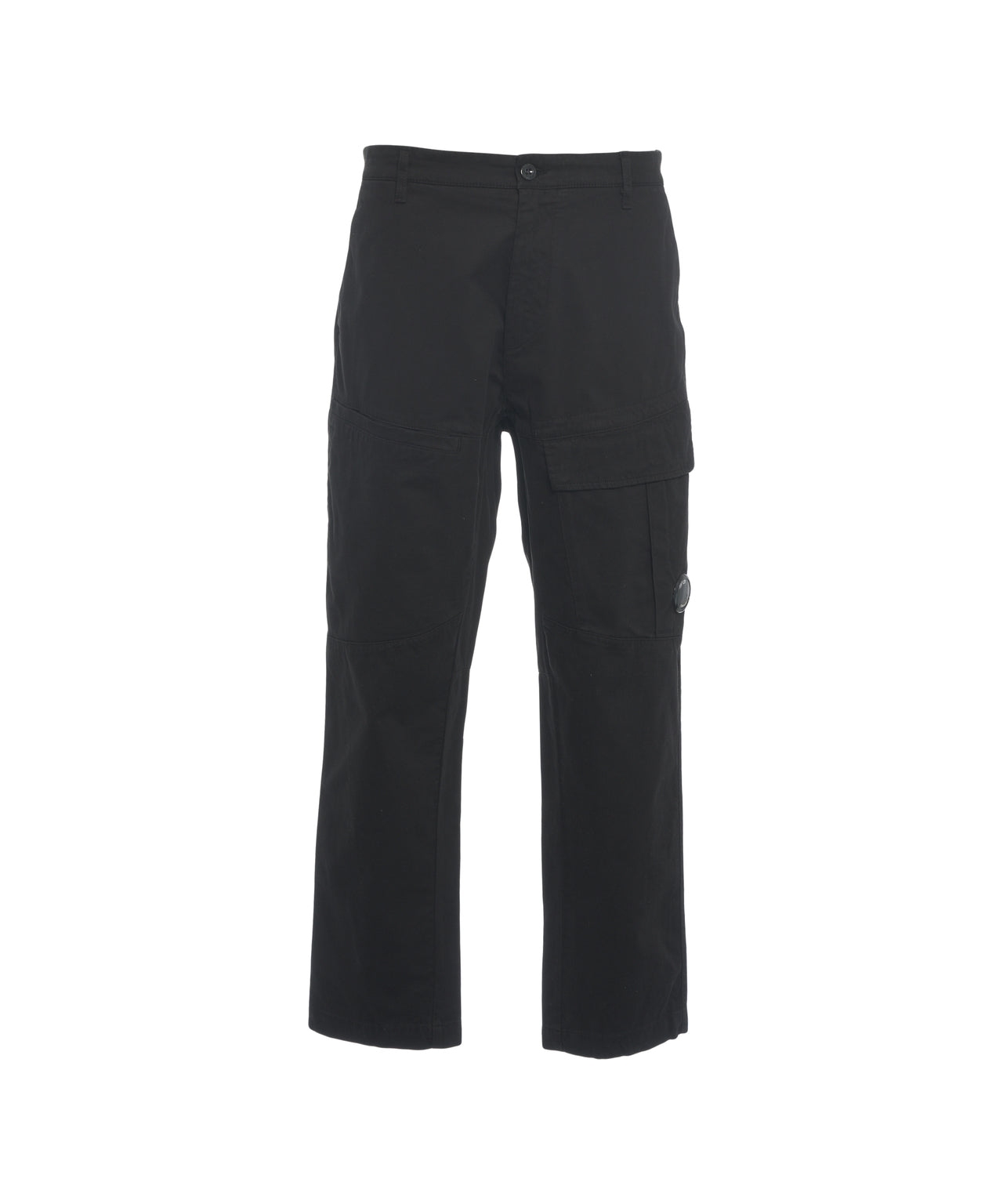 C.P. COMPANY Men's Cargo Pants with Logo Patch