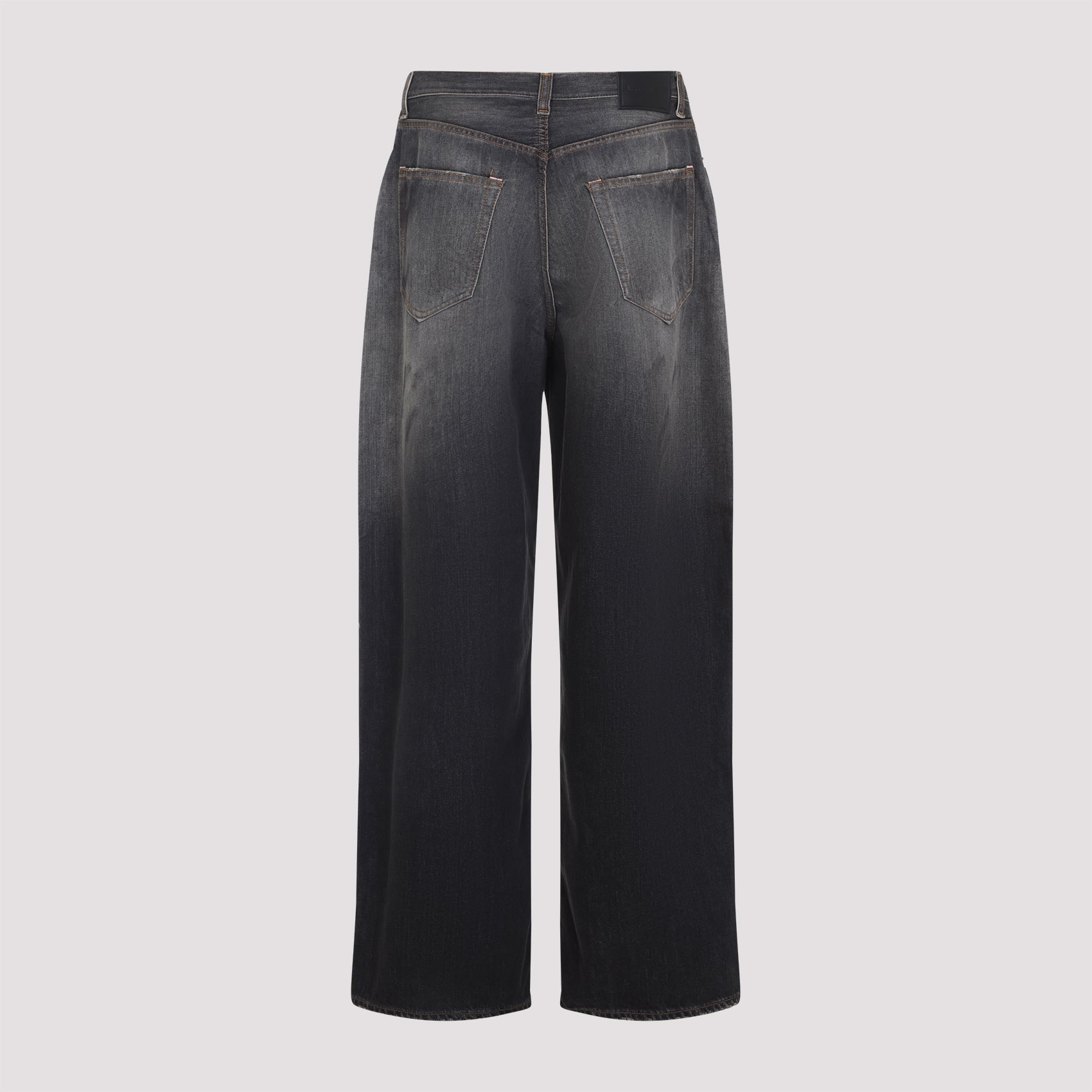 ACNE STUDIOS Men's Paint Splatter Jeans with Faded Wash