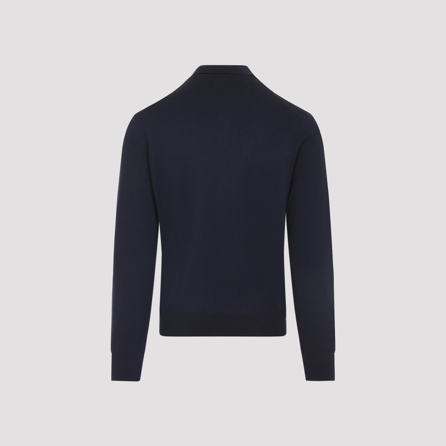 CANALI Cashmere Long Sleeves Polo for Men