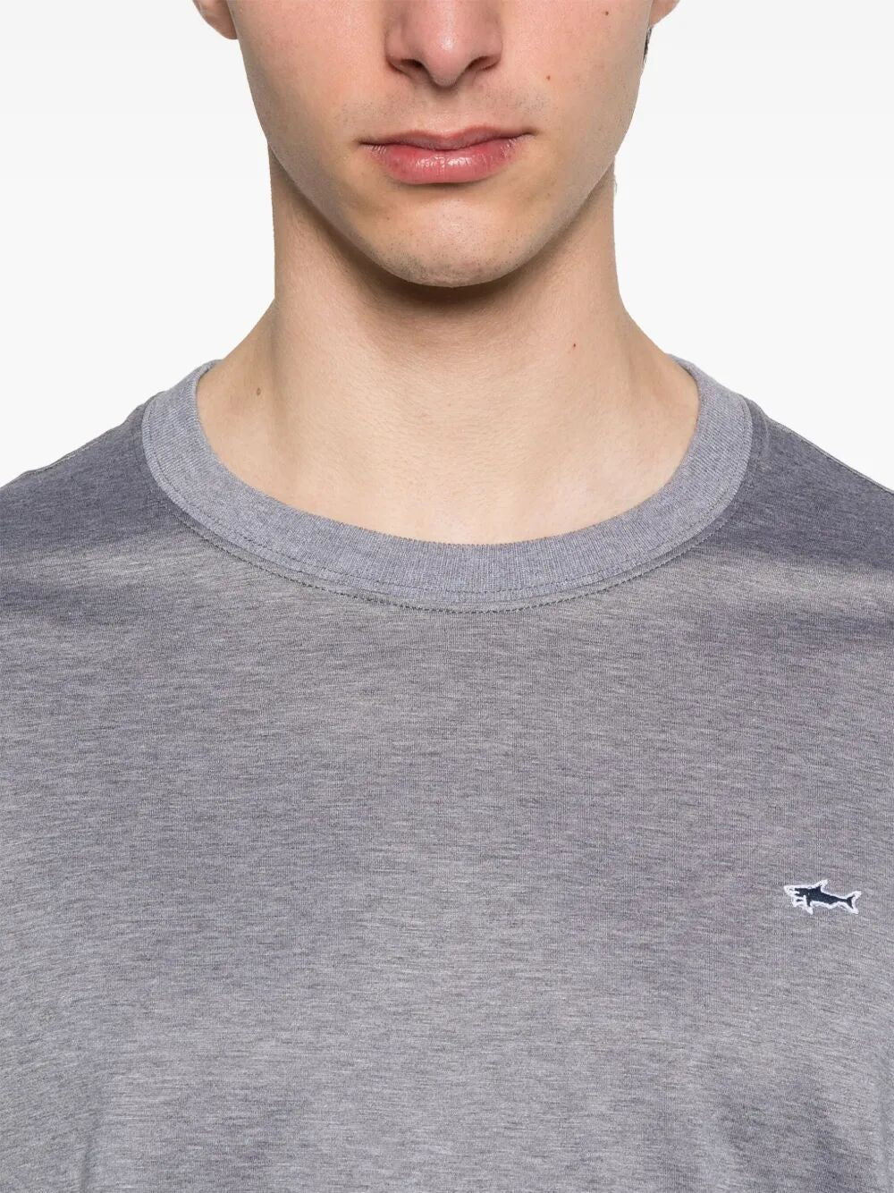 PAUL & SHARK Logo Patch Cotton T-Shirt for Men - SS25 Collection