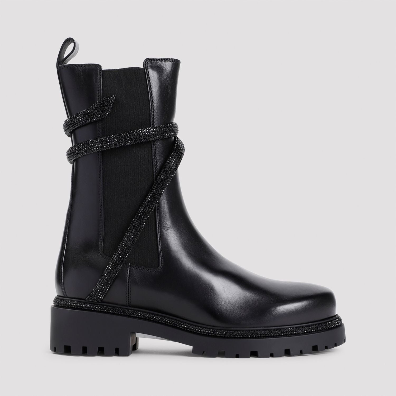 RENE CAOVILLA Wrap Around Leather Boots for Women - FW24