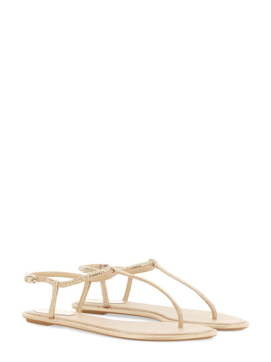 RENE CAOVILLA Diana Mini Sandals - 1 cm Heel