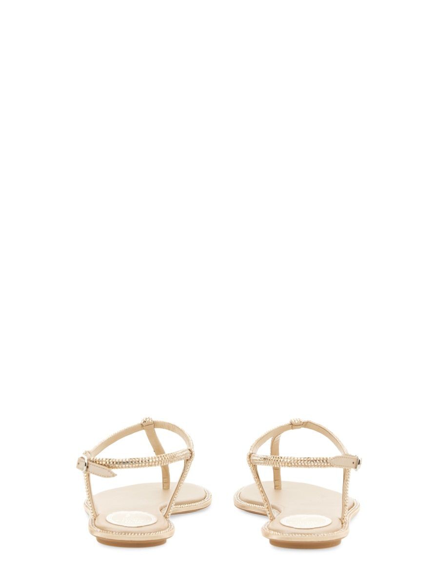 RENE CAOVILLA Diana Mini Sandals - 1 cm Heel