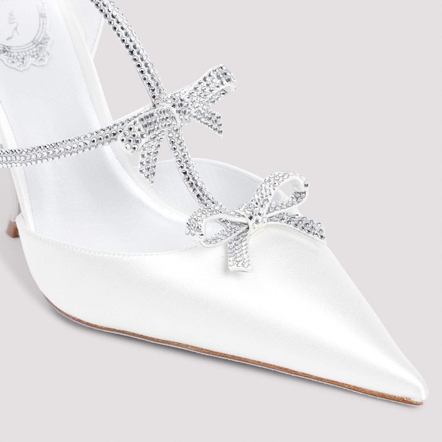 RENE CAOVILLA Elegant High Satin Pumps - 10.5cm Heel