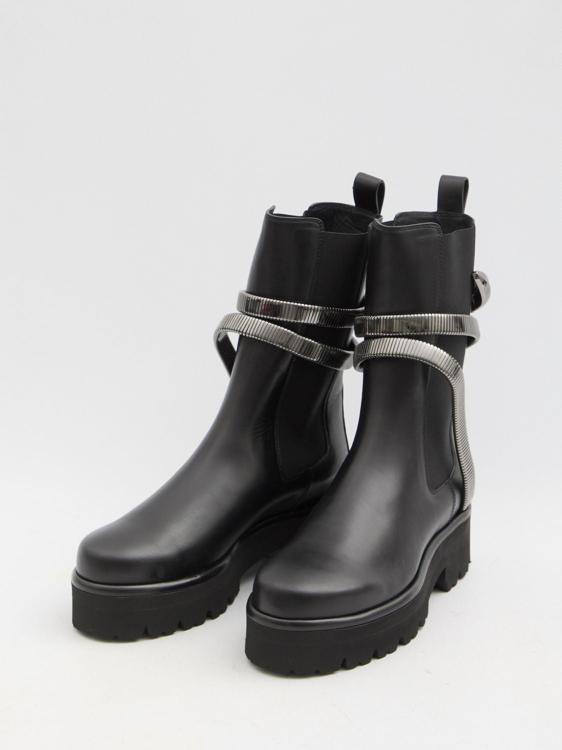 RENE CAOVILLA Juniper 45 Stylish Biker Boots