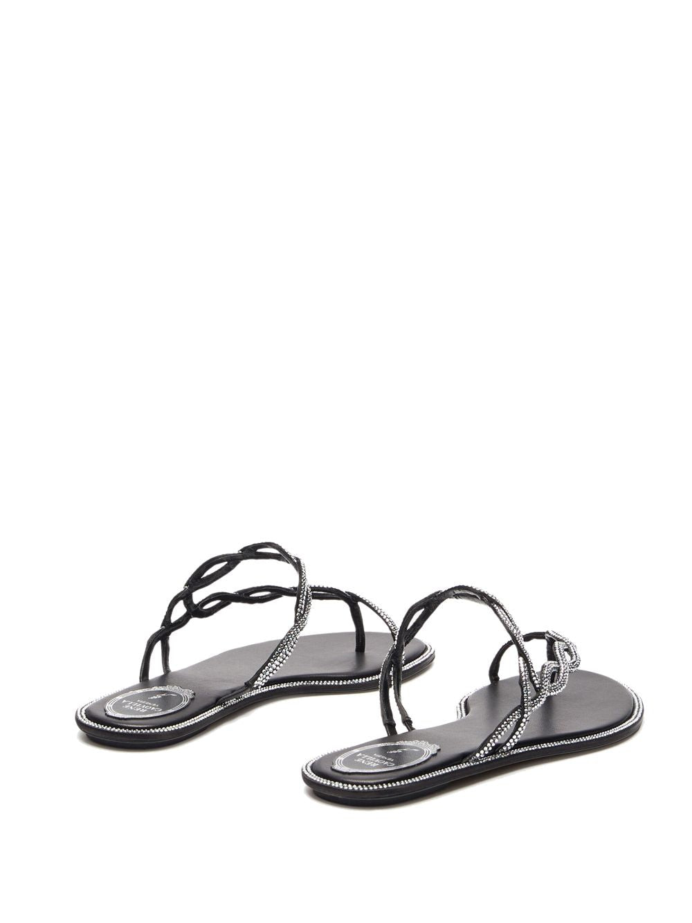 RENE CAOVILLA Flat Braided Sandal 10