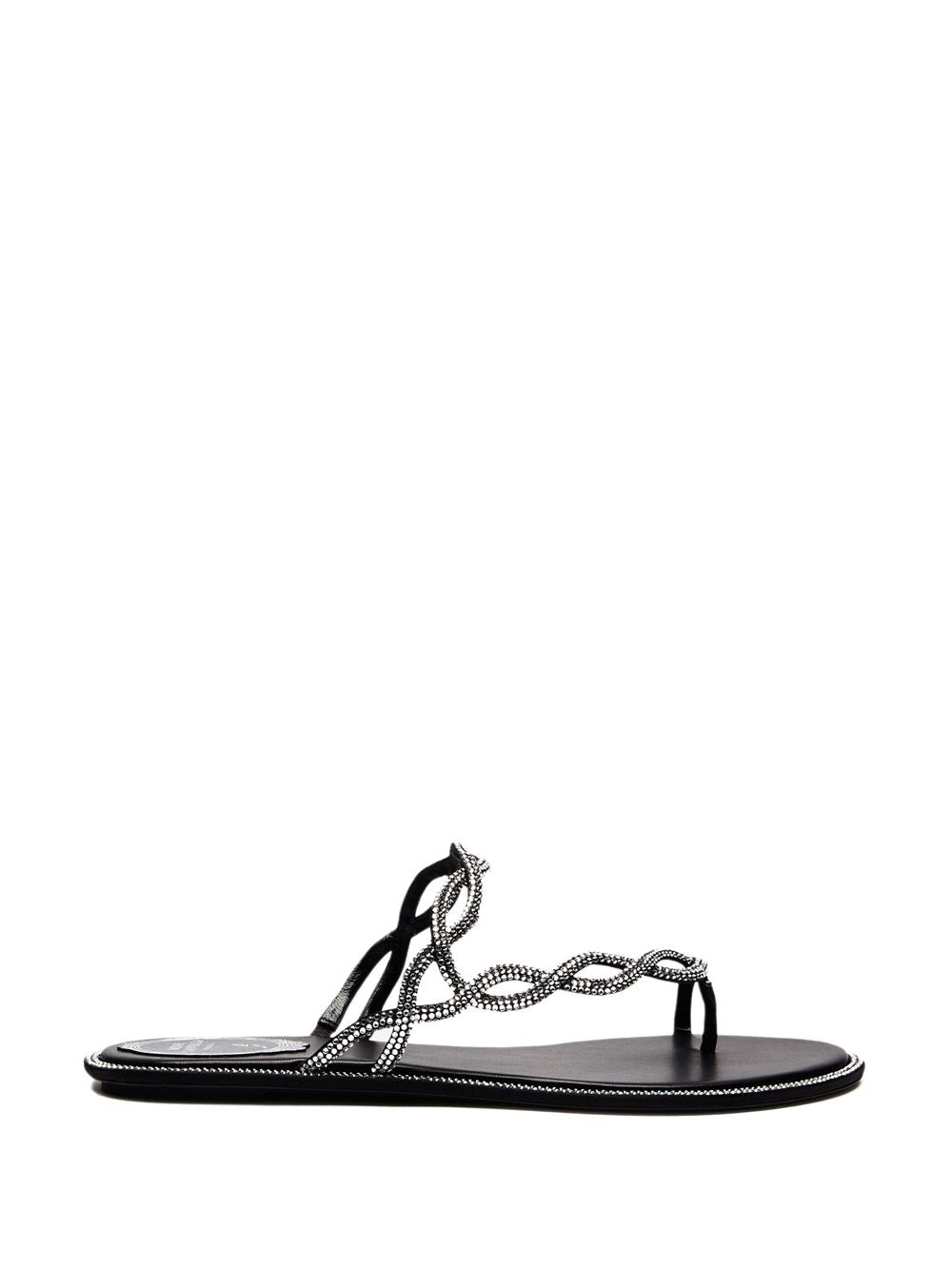RENE CAOVILLA Flat Braided Sandal 10