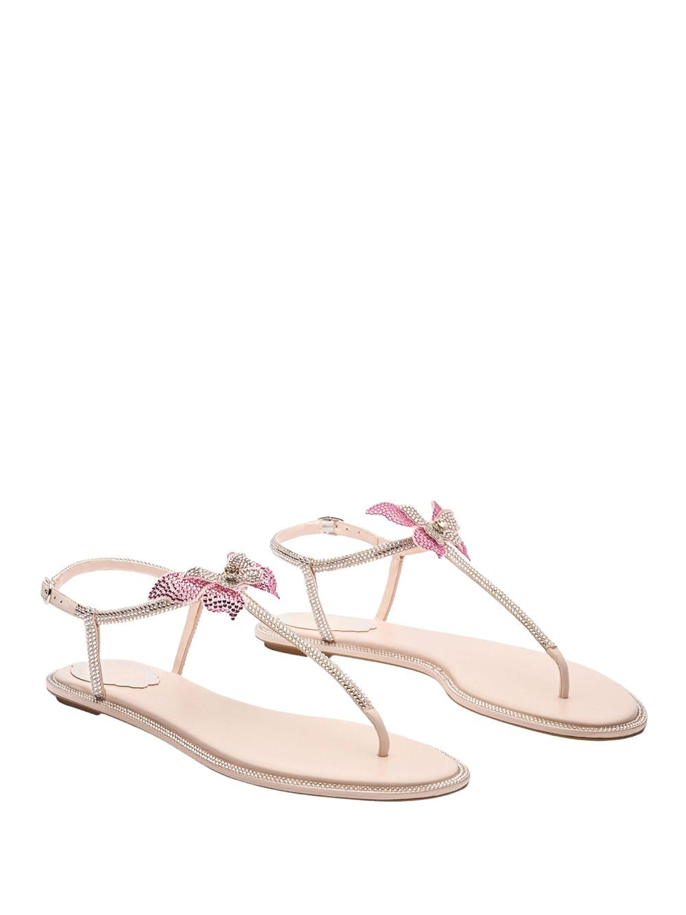 RENE CAOVILLA Elegant Mini Flat Sandal 10
