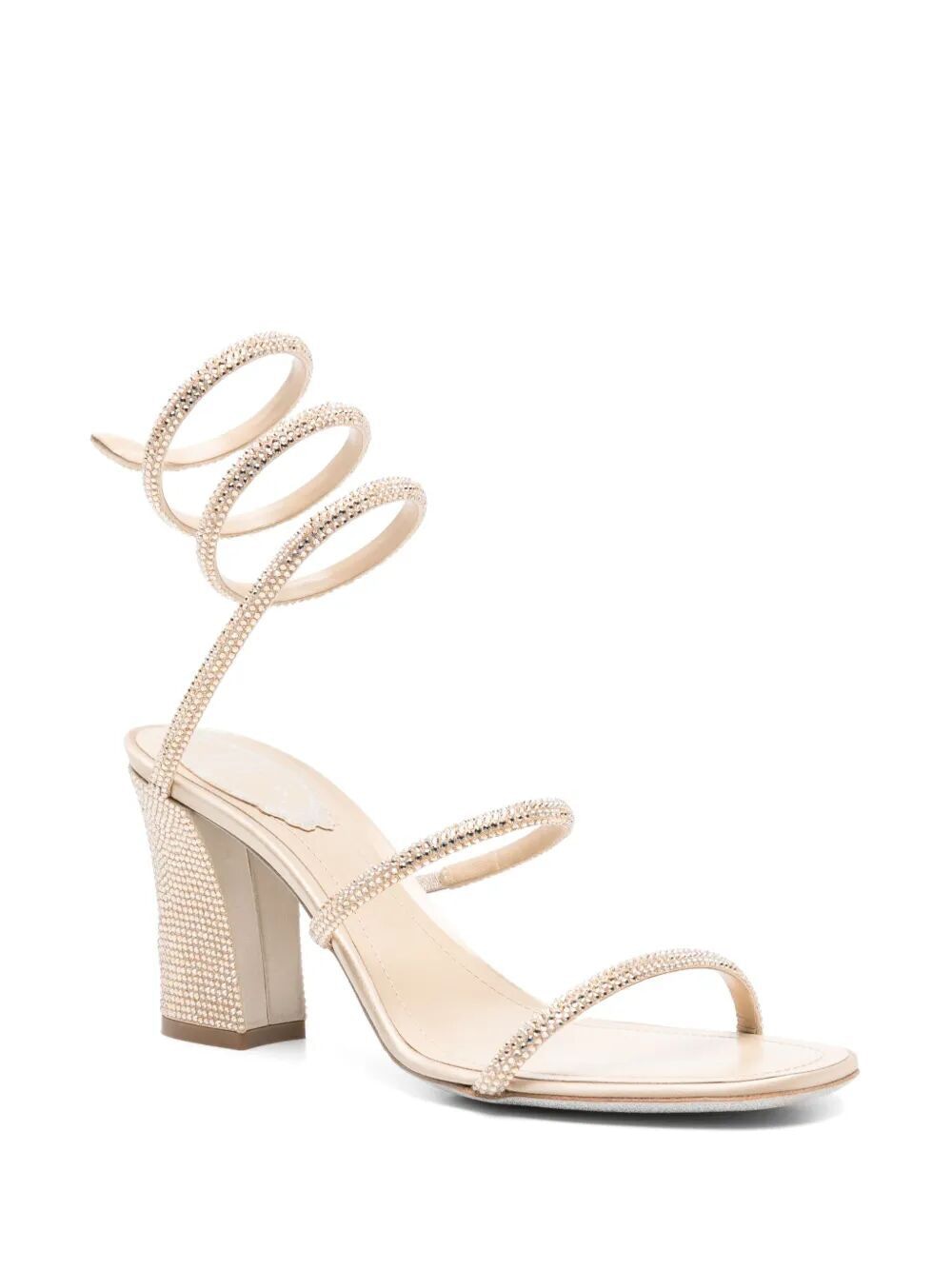 RENE CAOVILLA Crystal Mini Sandals 80