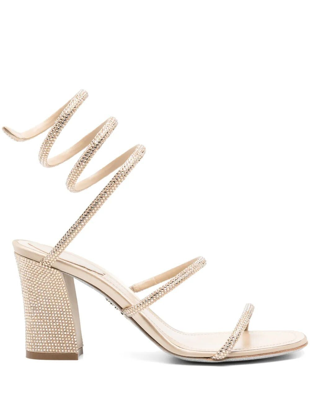 RENE CAOVILLA Crystal Mini Sandals 80