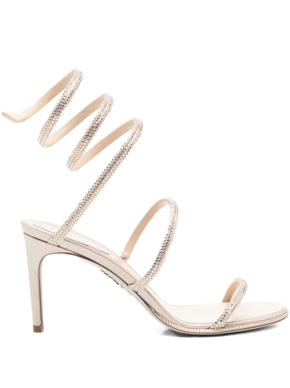 RENE CAOVILLA Cleo 80 Satin Sandals