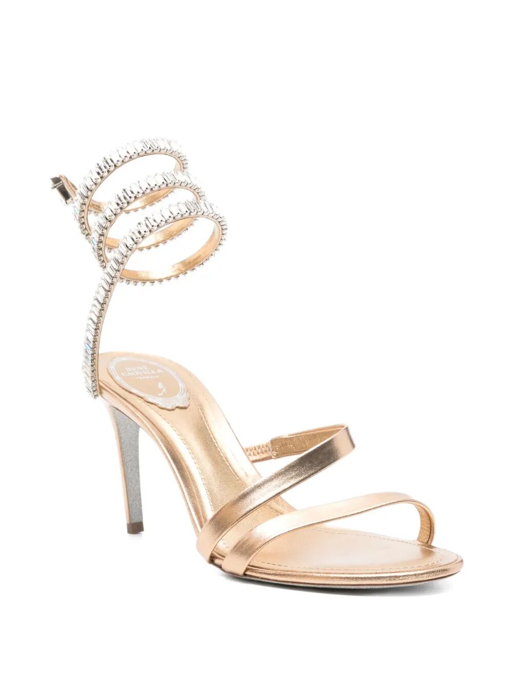RENE CAOVILLA Crystal-Embellished Sandals 80