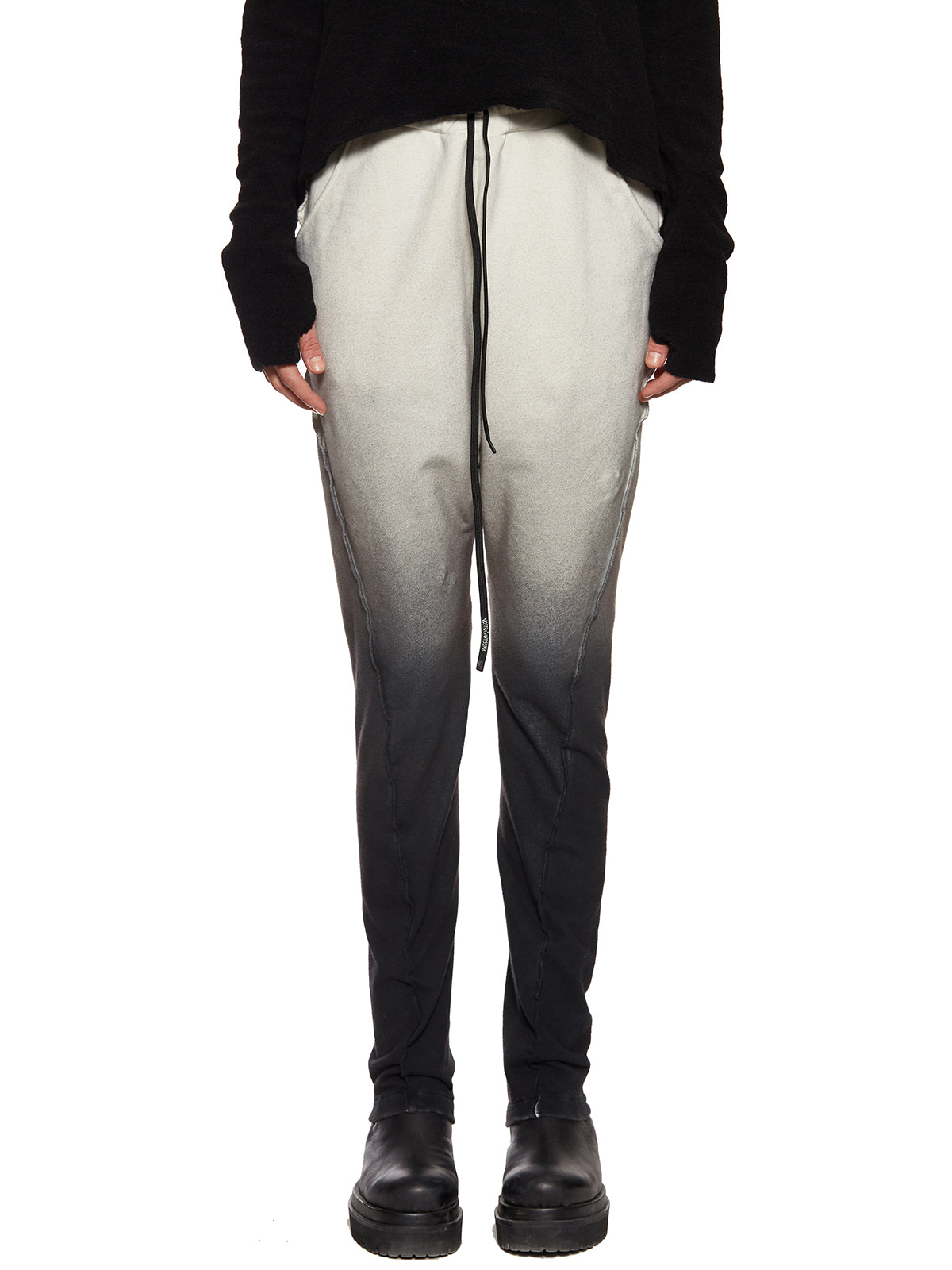 NOSTRASANTISSIMA Slim Cotton Pants with Elasticated Waist - Size S