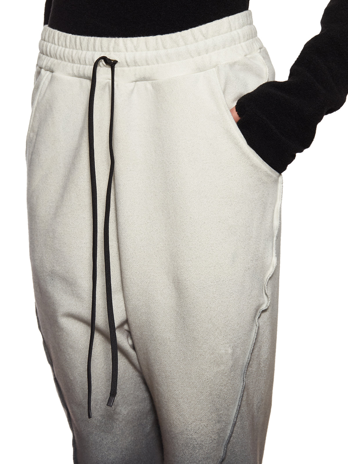 NOSTRASANTISSIMA Slim Cotton Pants with Elasticated Waist - Size S