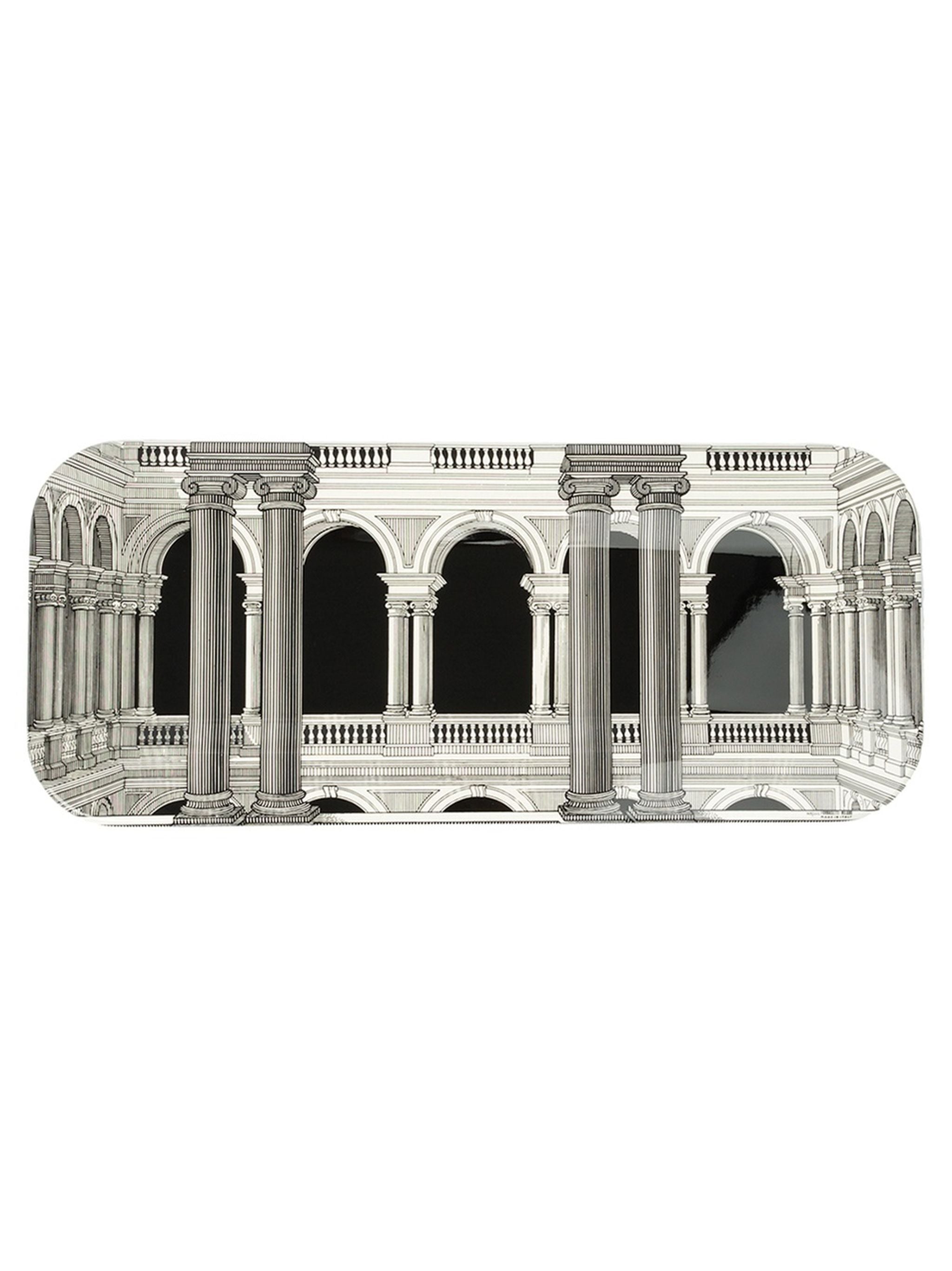 FORNASETTI Elegant Poplar Tray 25 x 60 - Perfect for Modern Decor