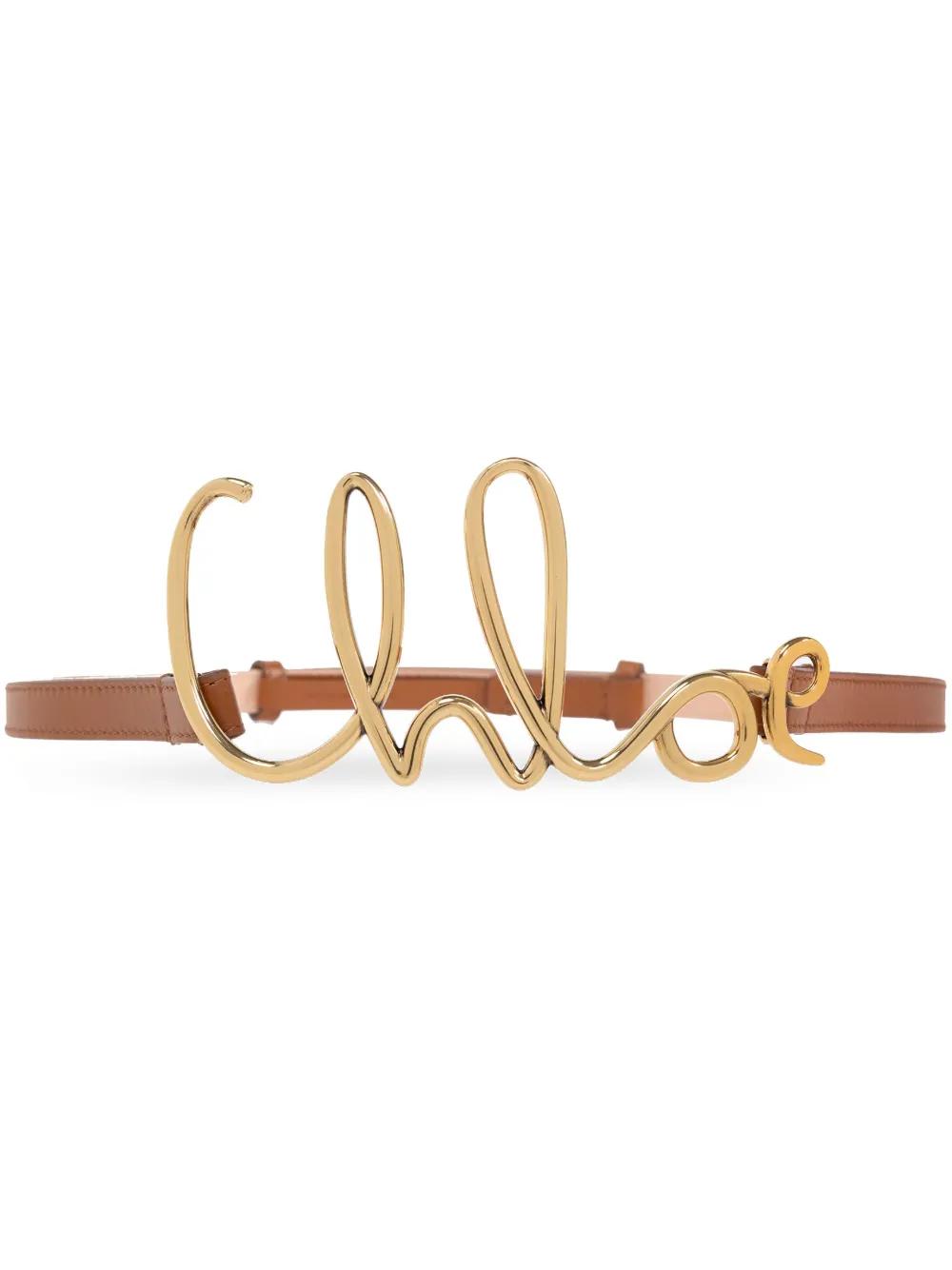 CHLOÉ Small Leather Belt for Women