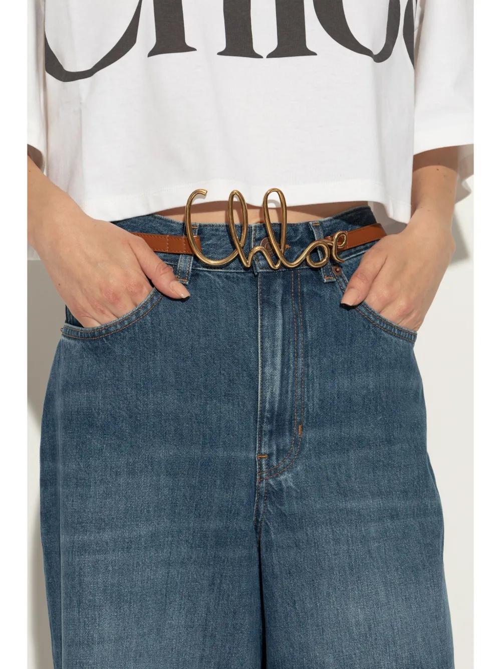 CHLOÉ Small Leather Belt for Women