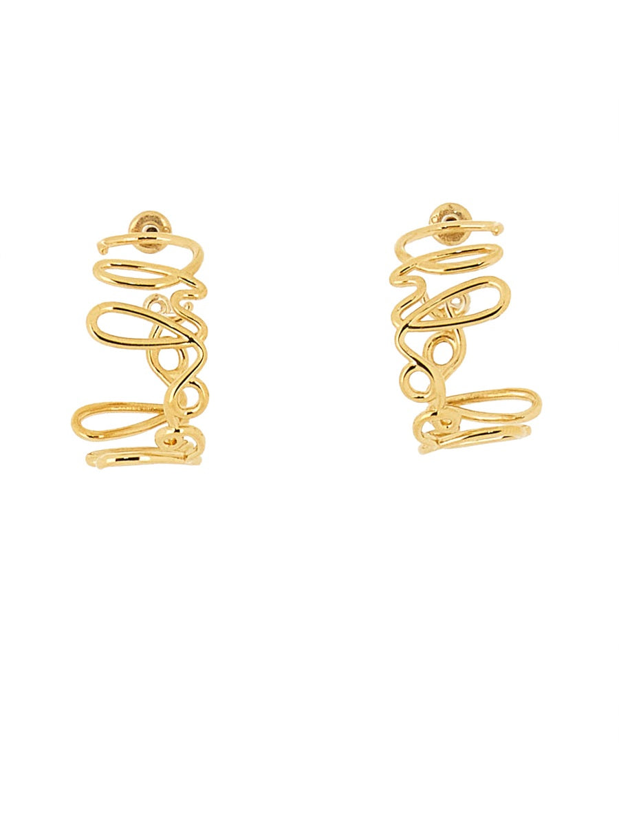 CHLOÉ Logo Mini Earrings