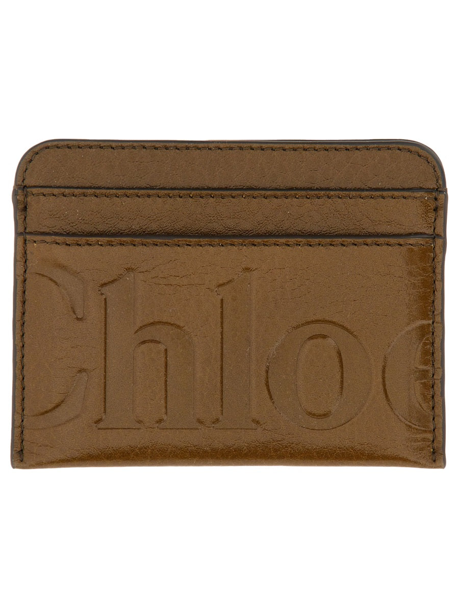 CHLOÉ Mini Leather Card Holder