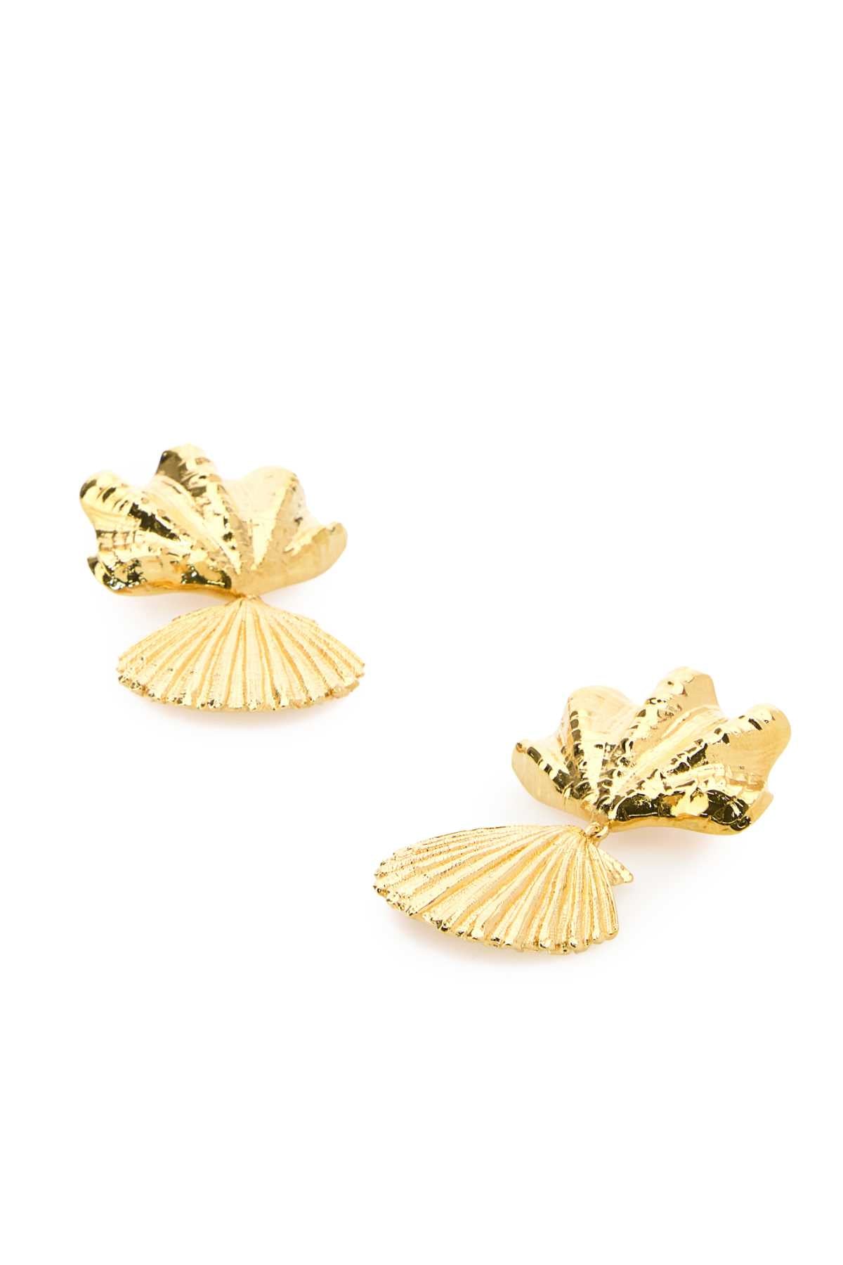 CHLOÉ Elegant Gold Metal Earrings