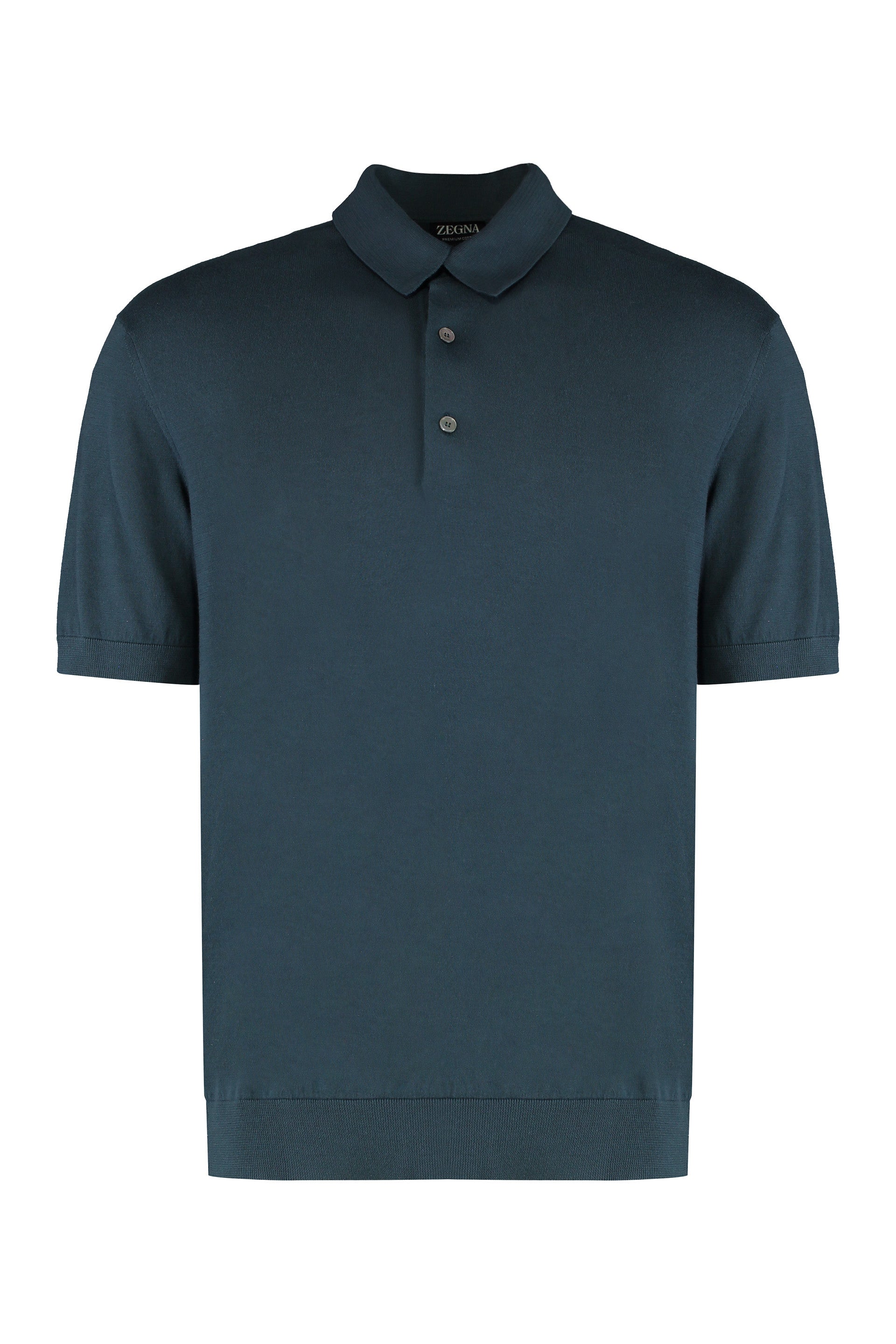 ZEGNA Knit Cotton Polo Shirt