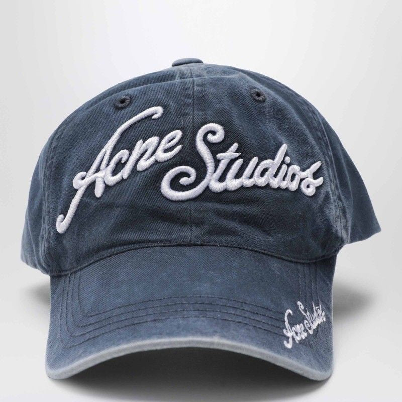 ACNE STUDIOS Washed-Effect Baseball Cap with Logo