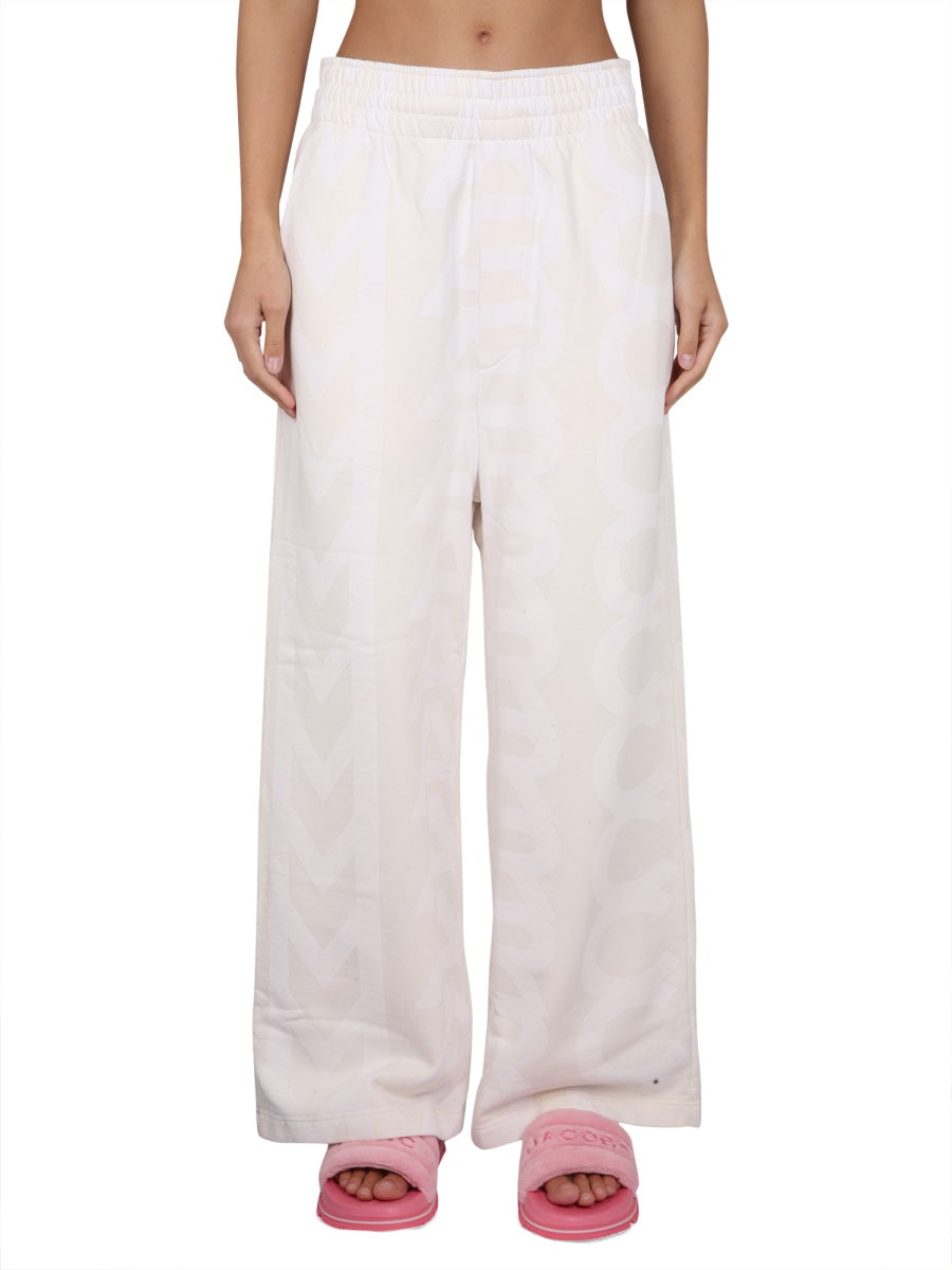MARC JACOBS Monogram Pants with Elastic Waistband