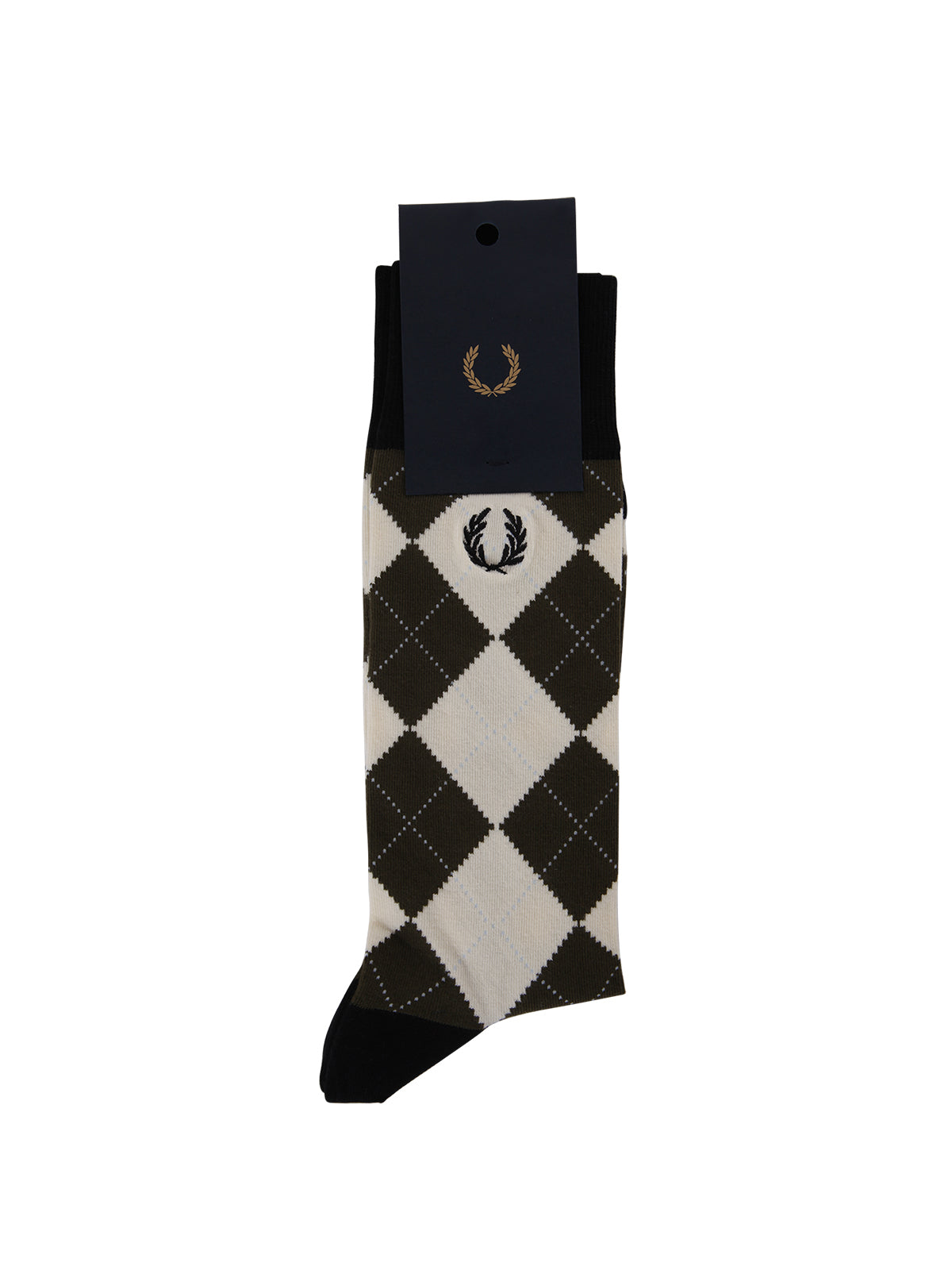 FRED PERRY Argyle Pattern Mini Socks for Men