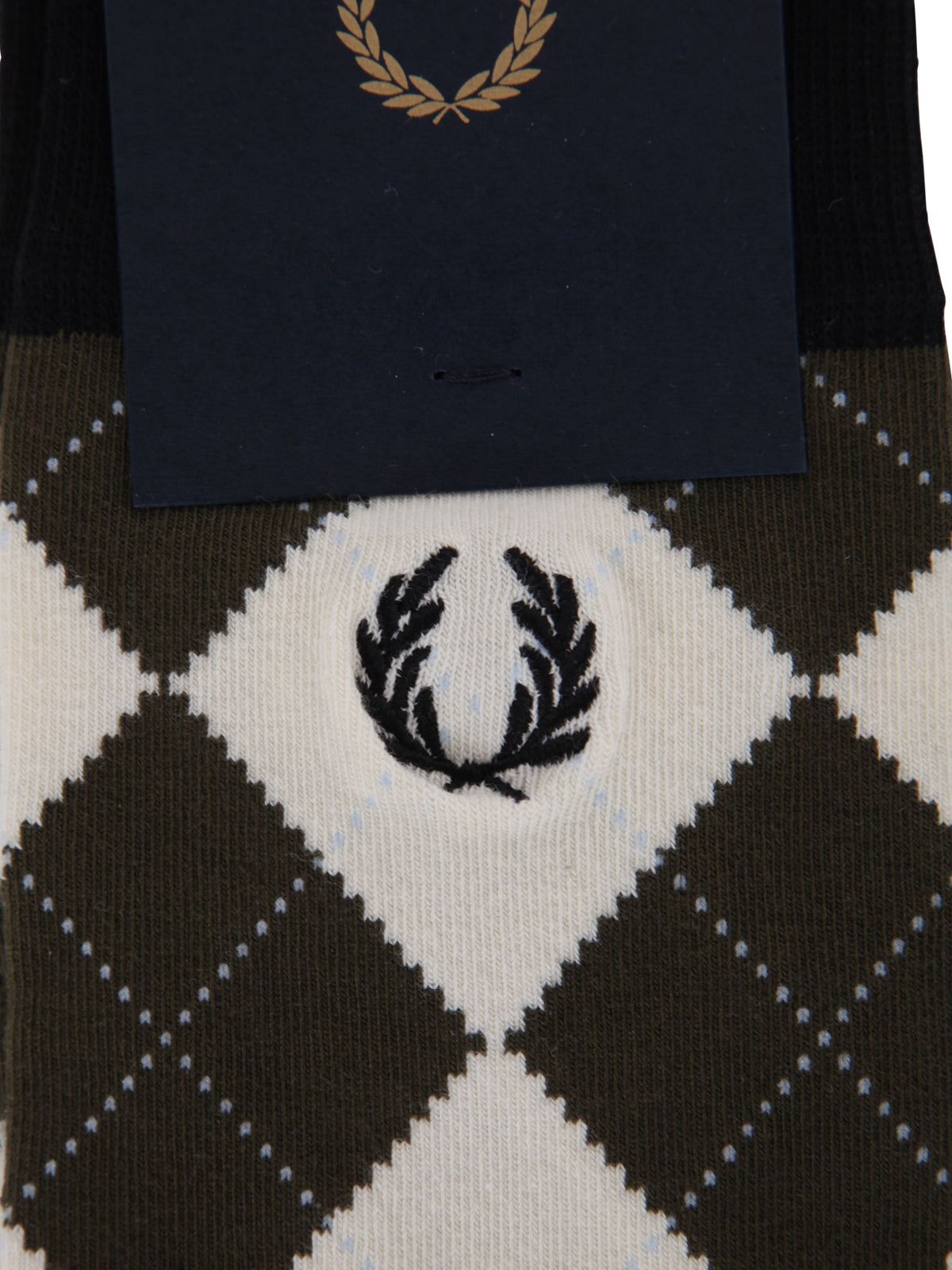 FRED PERRY Argyle Pattern Mini Socks for Men