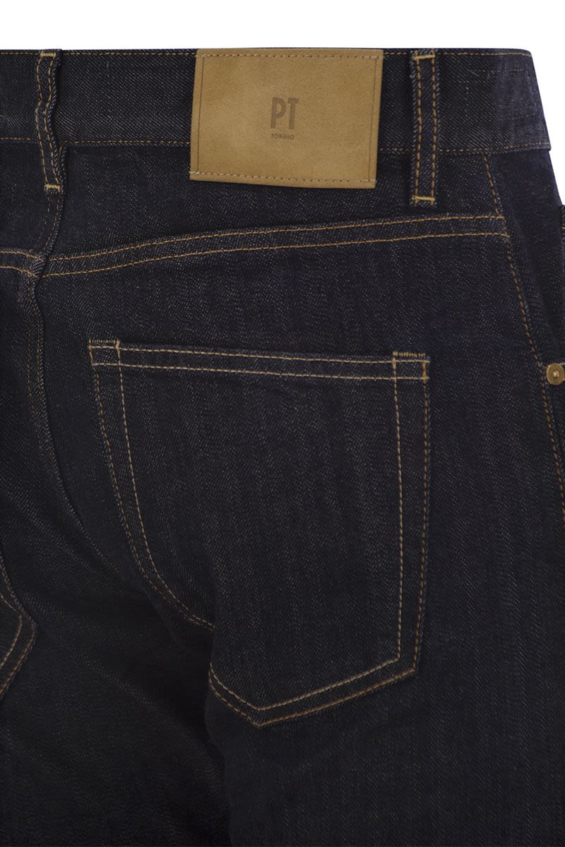 PT01 Straight-Leg Casual Jeans for Men