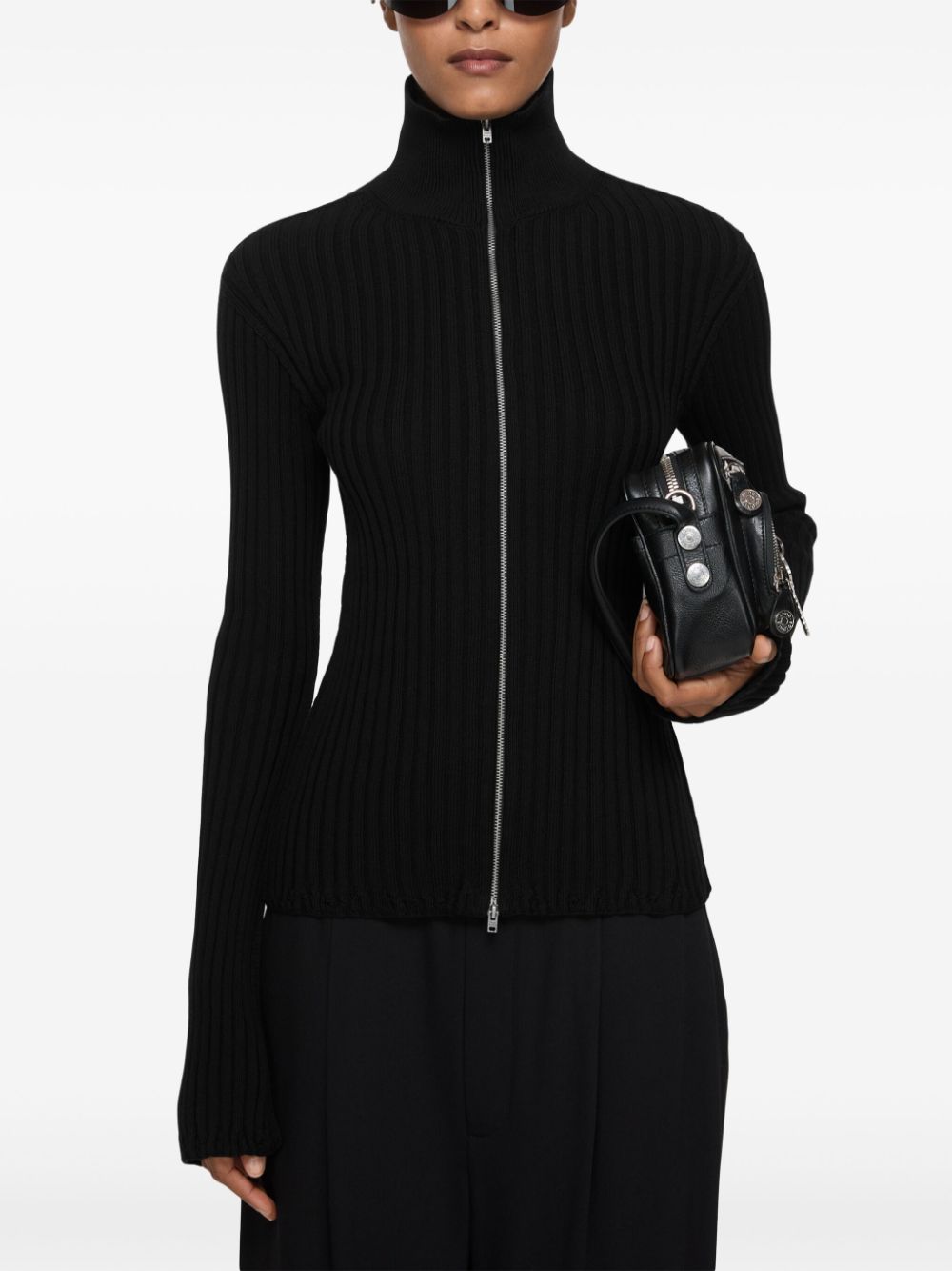 ACNE STUDIOS Unisex Zip-Up Cardigan - SS25