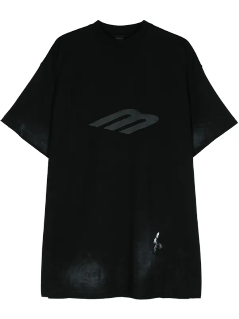 BALENCIAGA Men's Faded Cotton T-Shirt & Polo