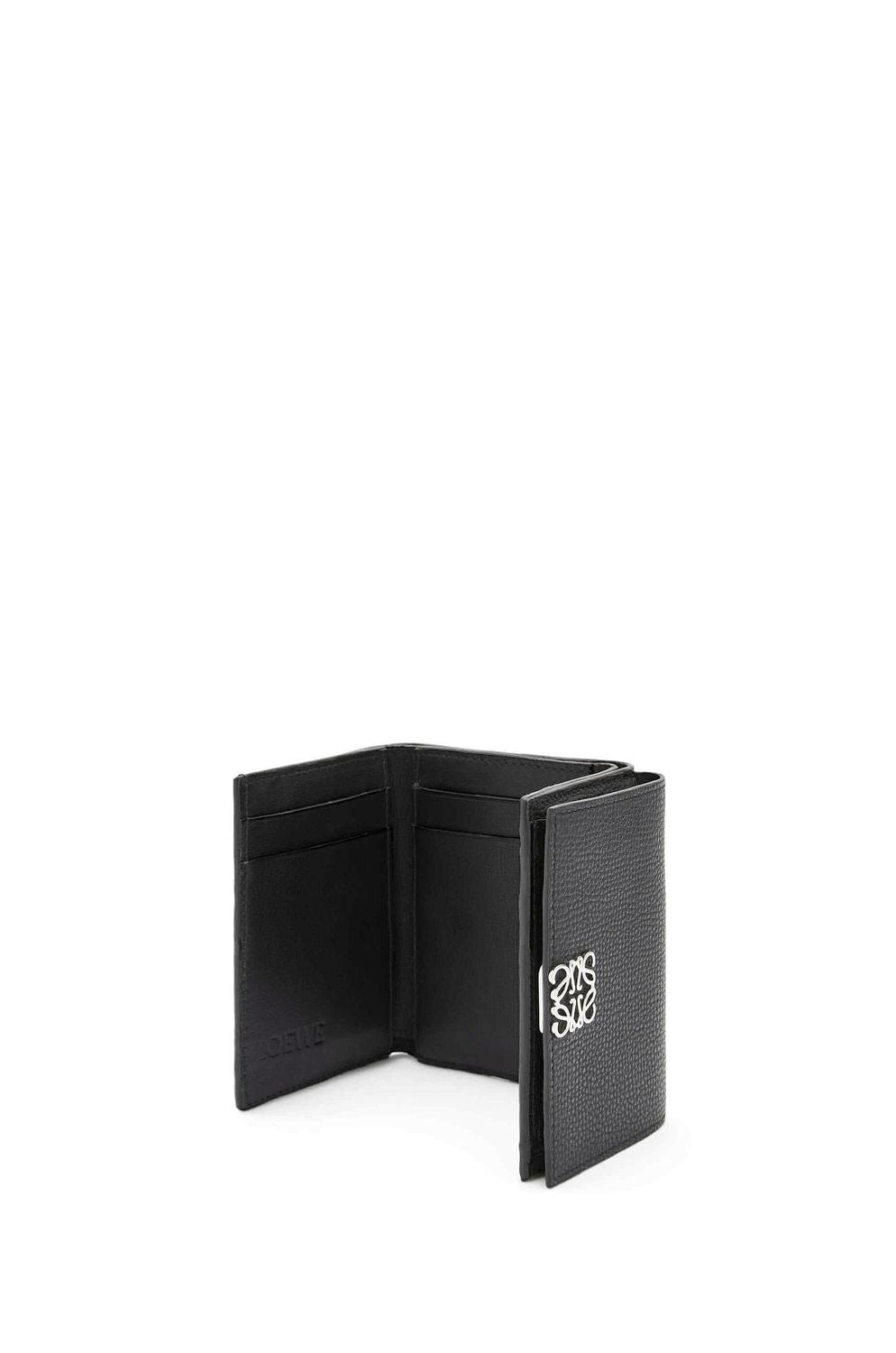 LOEWE Mini Trifold Wallet with Anagram Detail - Dimensions: 10.2 x 7.8 x 3.8 cm