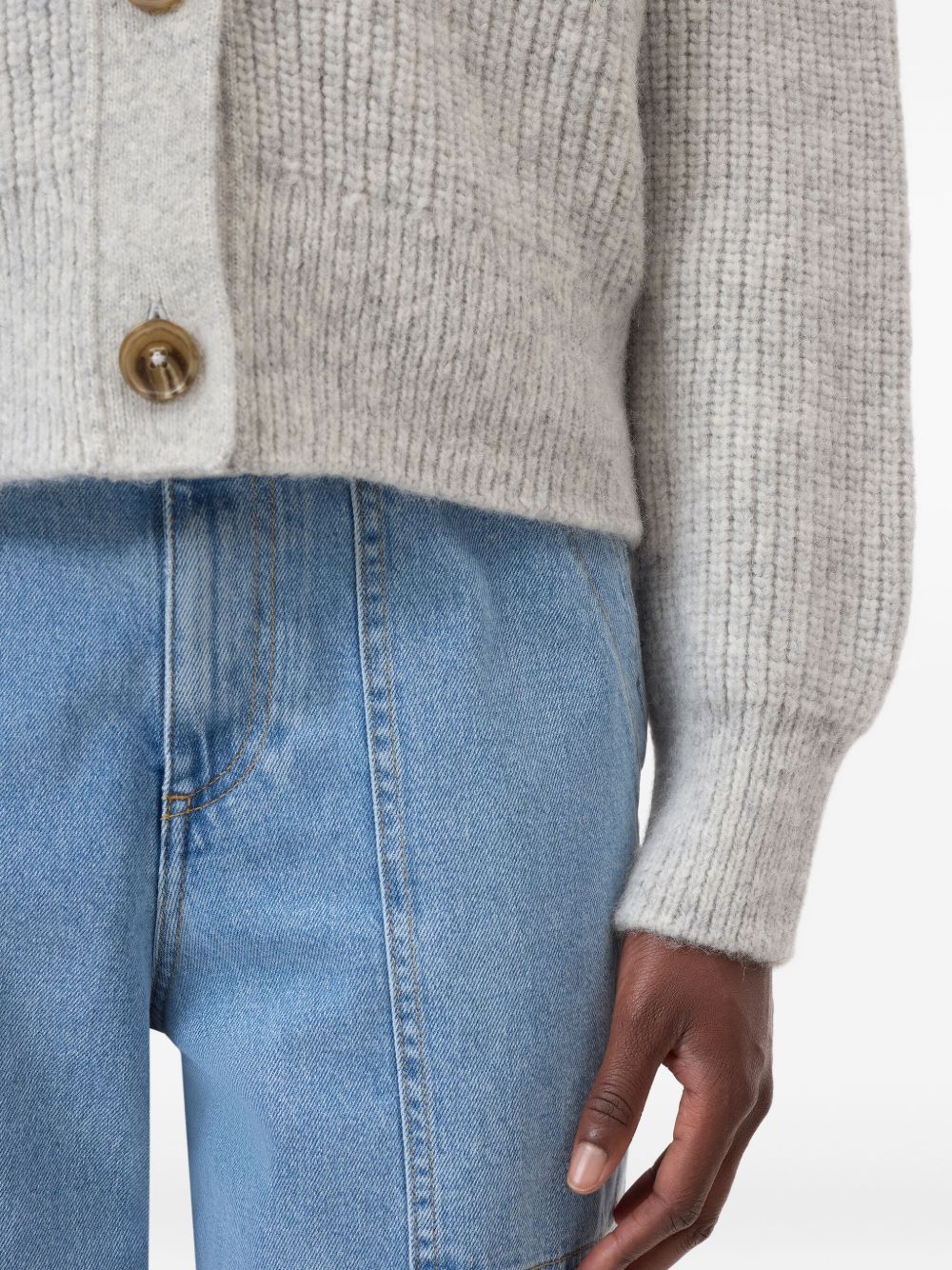 CLOSED Wool Blend V-Necked Cardigan