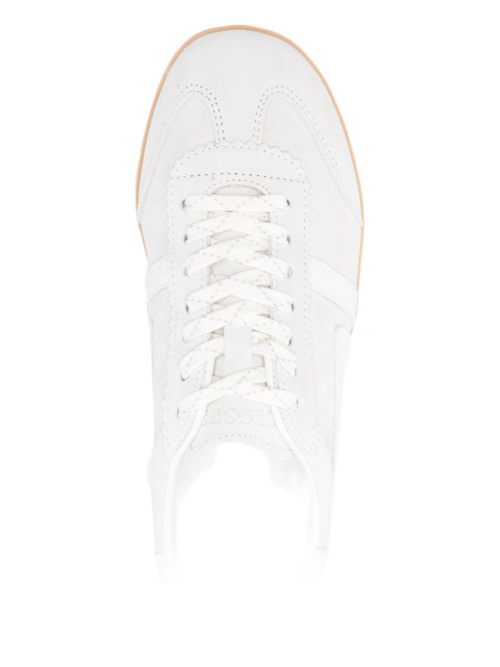 CLOSED Women’s Leather Sneakers with Scalloped Trim